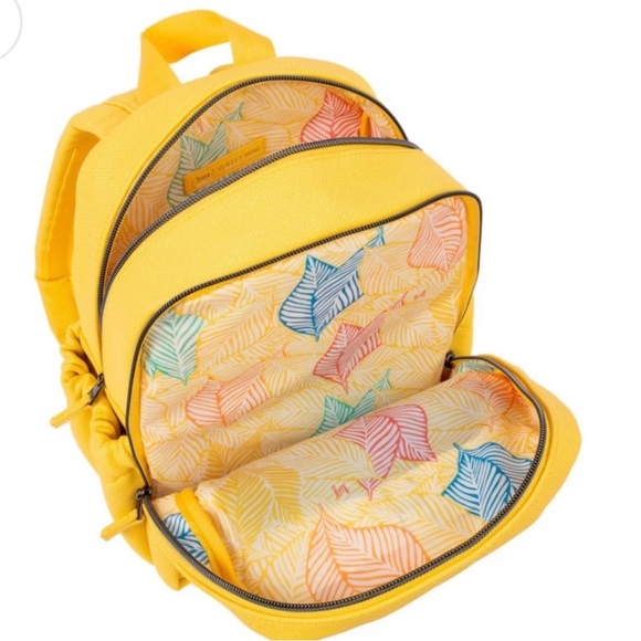 NWT Lug Volley Mini Matte Luxe Vegan Leather Backpack *Banana - Picture 4 of 7